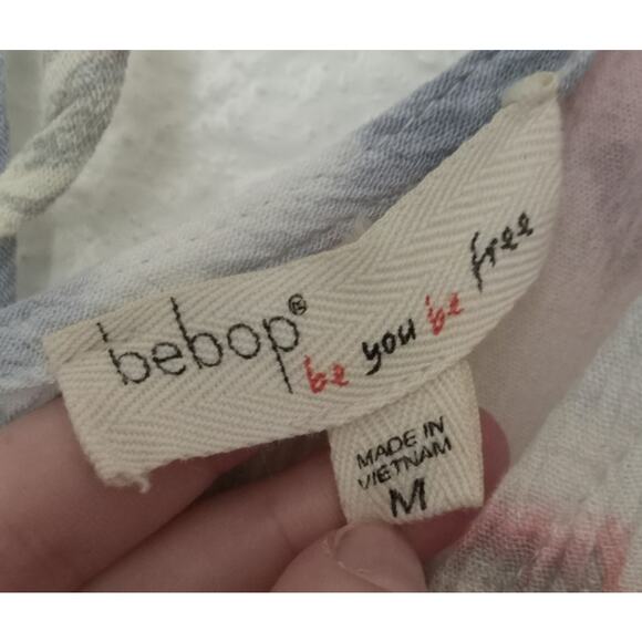 Bebop Tie Dye Short Sleeve Maxi Dress Size Medium - Picture 4 of 10